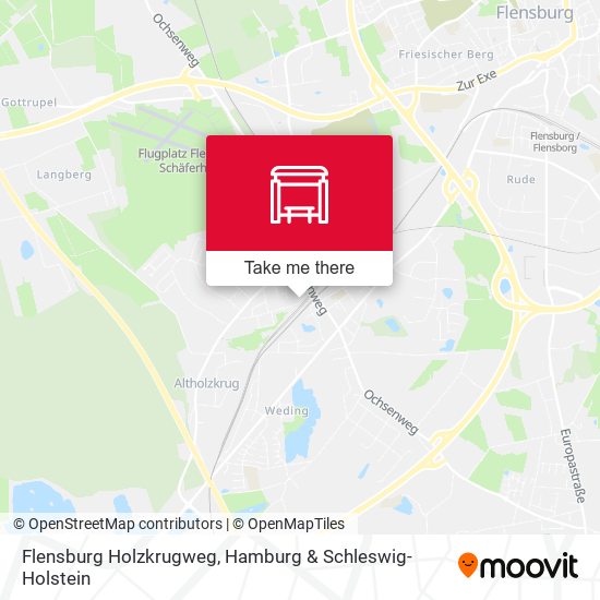 Flensburg Holzkrugweg map