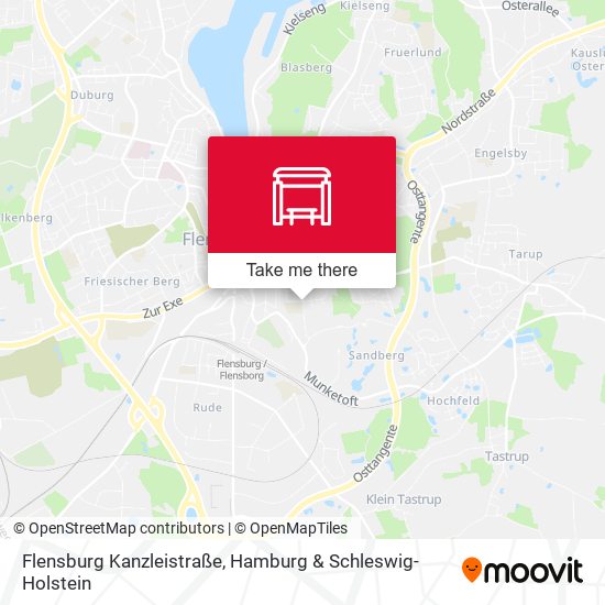 Flensburg Kanzleistraße map