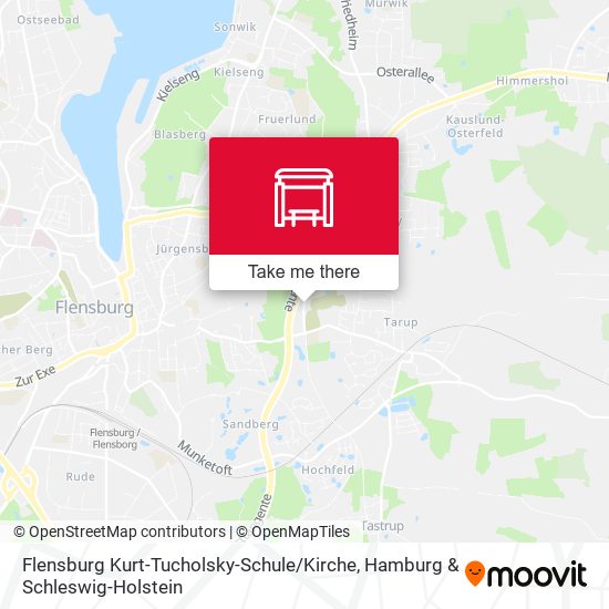 Flensburg Kurt-Tucholsky-Schule / Kirche map