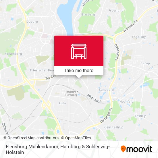 Flensburg Mühlendamm map