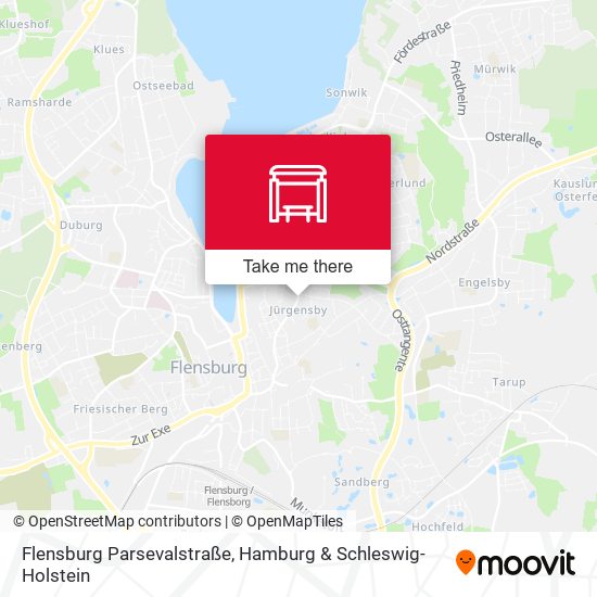 Flensburg Parsevalstraße map
