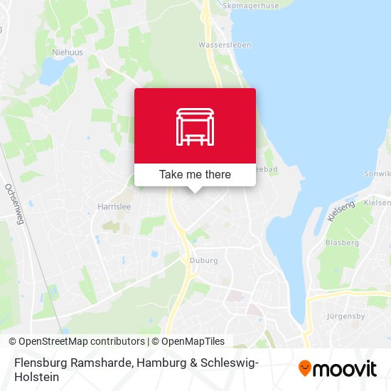 Flensburg Ramsharde map