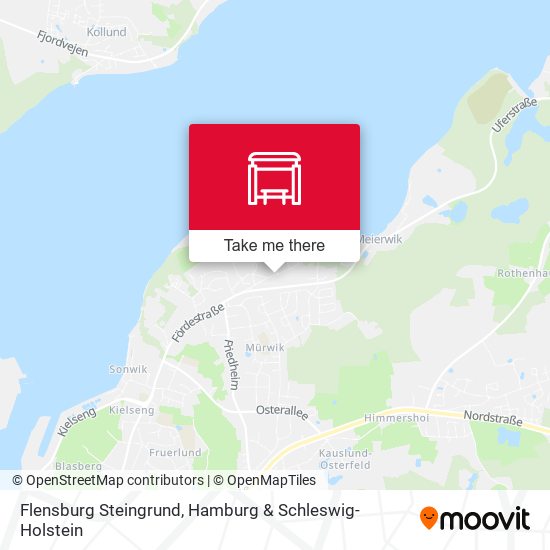 Flensburg Steingrund map