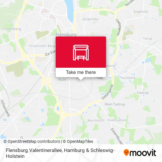 Карта Flensburg Valentinerallee