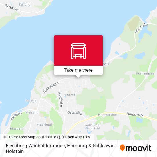 Flensburg Wacholderbogen map