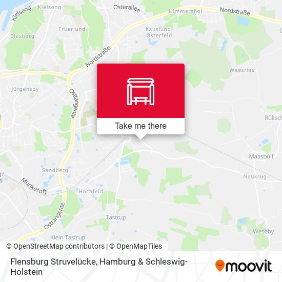 Flensburg Struvelücke map