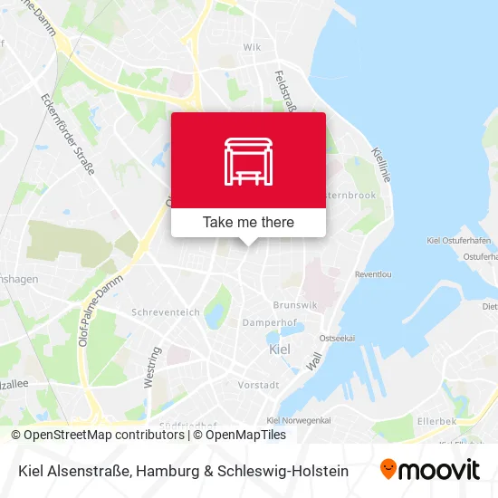 Карта Kiel Alsenstraße