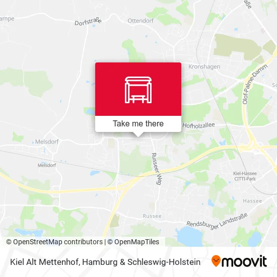 Карта Kiel Alt Mettenhof