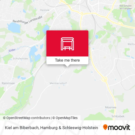 Карта Kiel am Biberbach