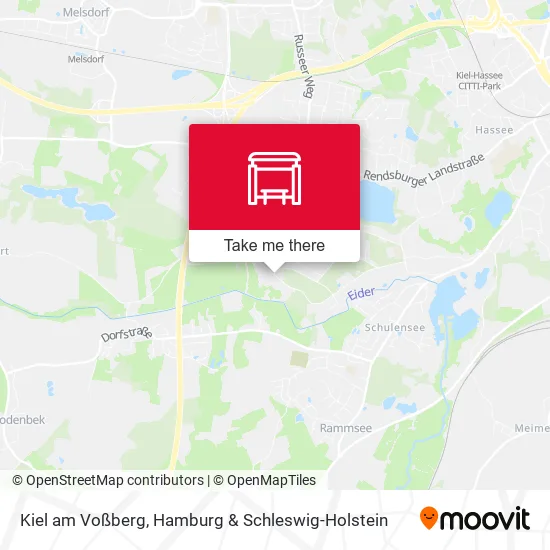 Карта Kiel am Voßberg