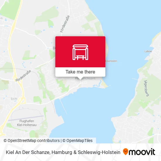 Карта Kiel An Der Schanze
