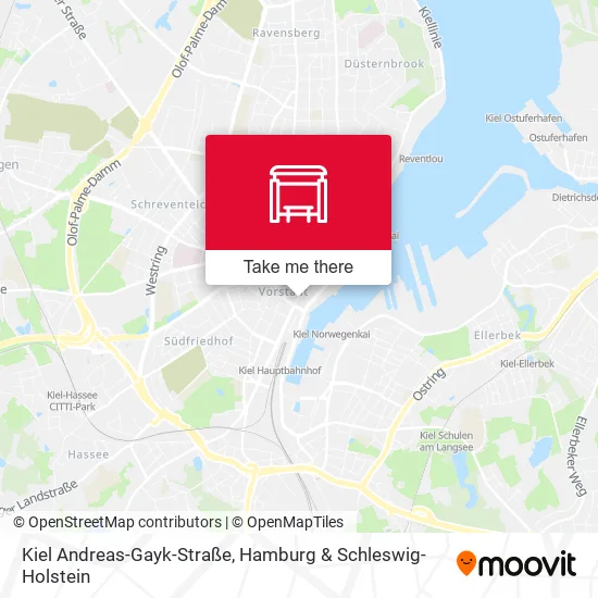 Карта Kiel Andreas-Gayk-Straße