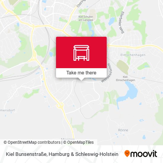 Kiel Bunsenstraße map