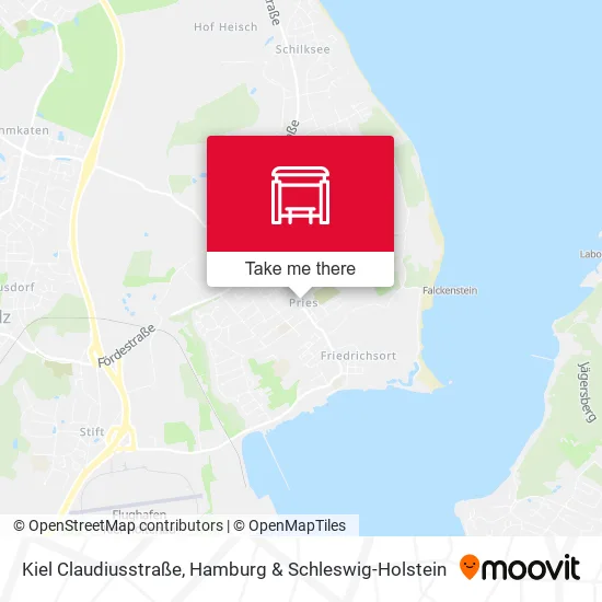 Карта Kiel Claudiusstraße