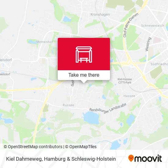 Карта Kiel Dahmeweg