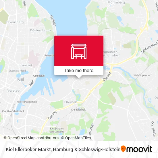 Карта Kiel Ellerbeker Markt