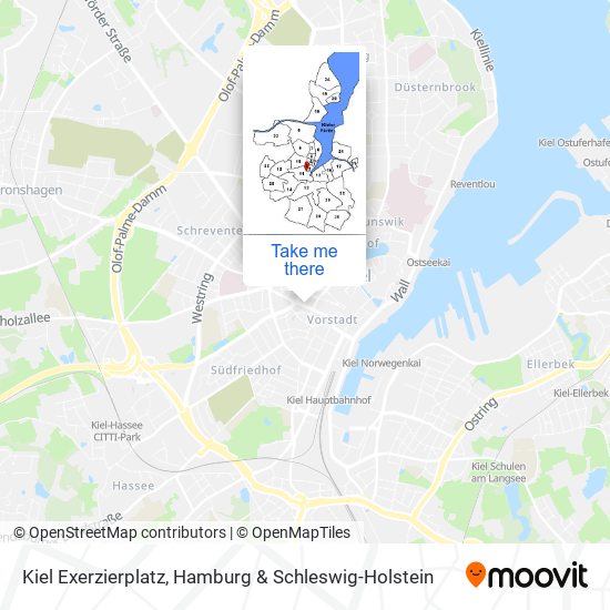Карта Kiel Exerzierplatz