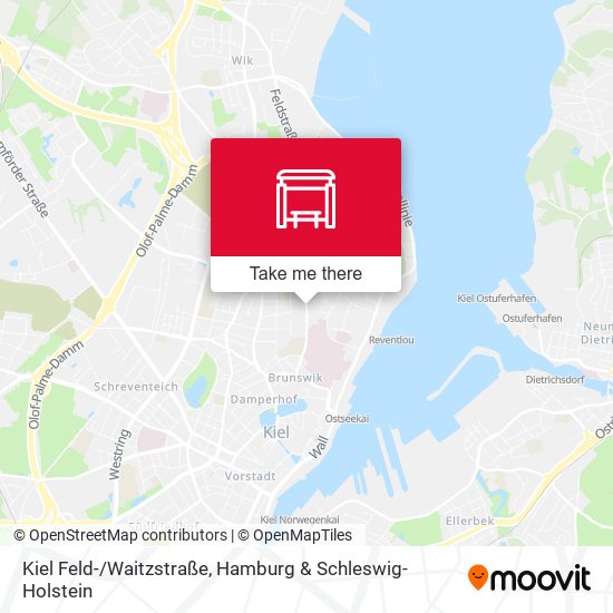 Kiel Feld-/Waitzstraße map