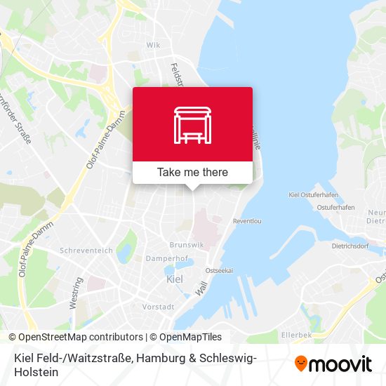 Kiel Feld-/Waitzstraße map