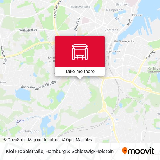 Kiel Fröbelstraße map