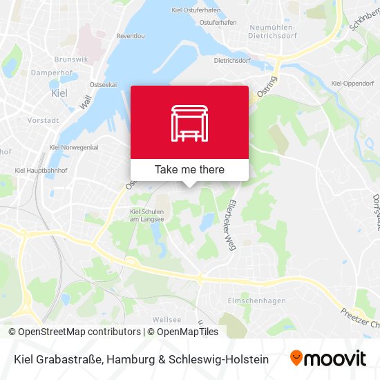 Kiel Grabastraße map