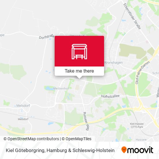 Kiel Göteborgring map