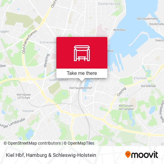 Kiel Hbf map