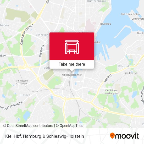 Kiel Hbf map