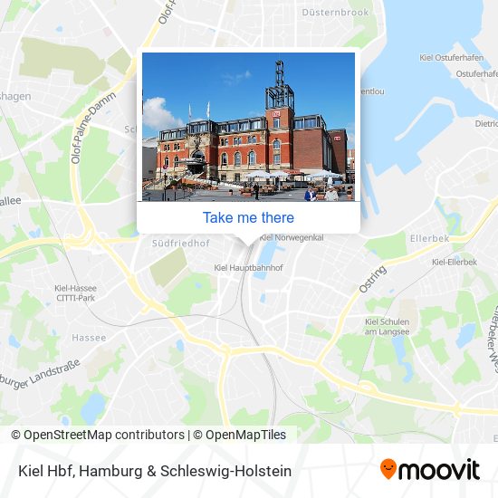 Kiel Hbf map