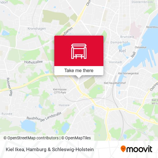 Kiel Ikea map