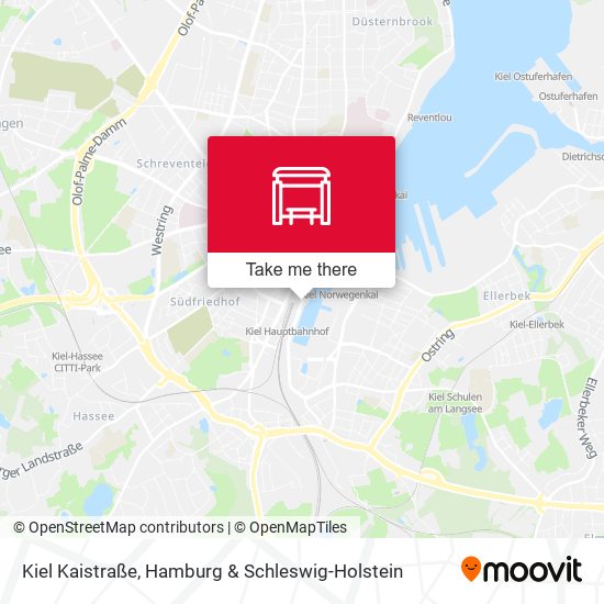 Kiel Kaistraße map