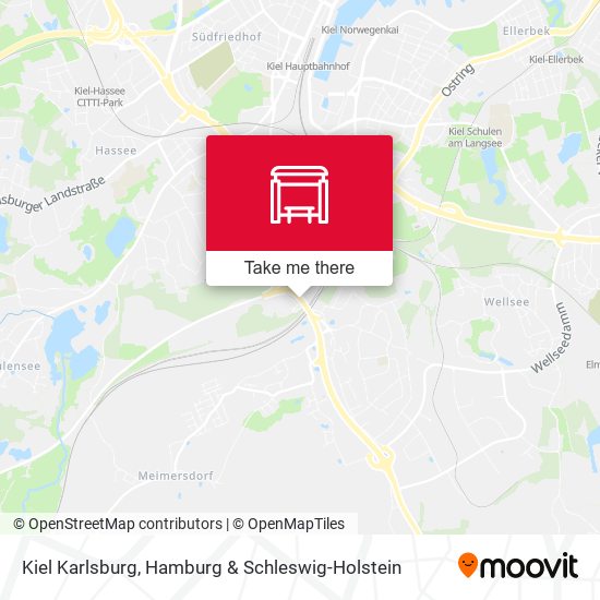 Kiel Karlsburg map