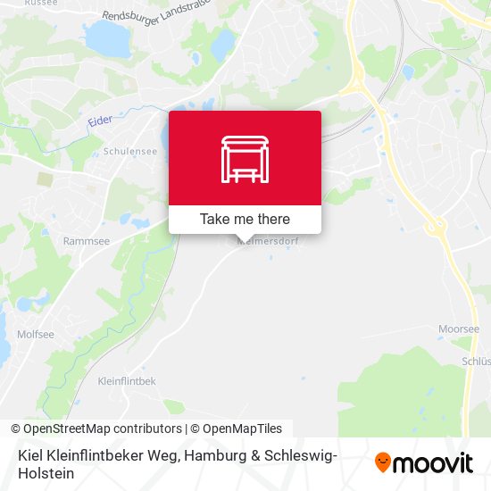 Kiel Kleinflintbeker Weg map