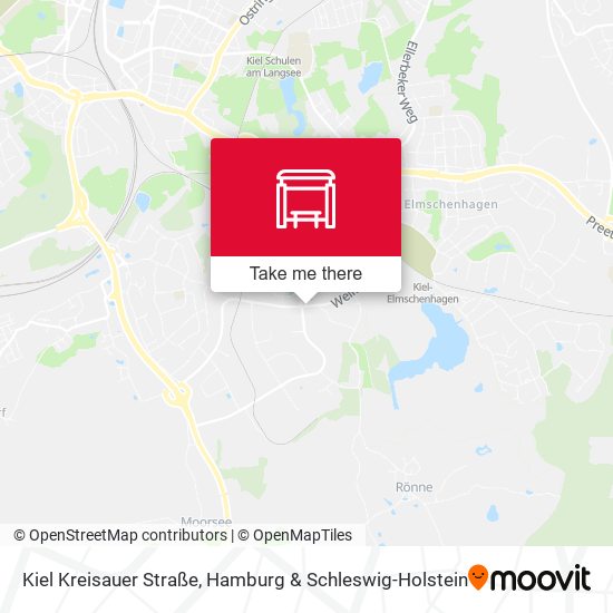 Kiel Kreisauer Straße map