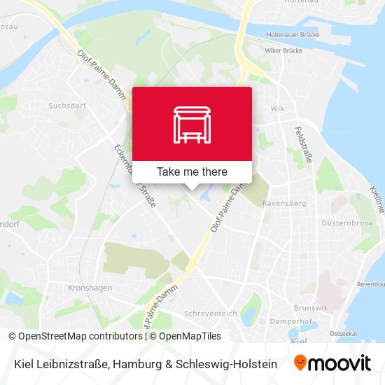 Kiel Leibnizstraße map