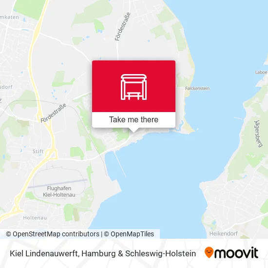 Карта Kiel Lindenauwerft