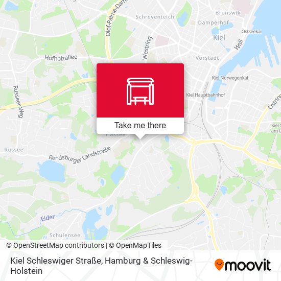 Kiel Schleswiger Straße map