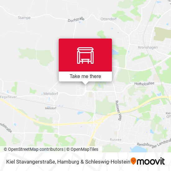 Kiel Stavangerstraße map