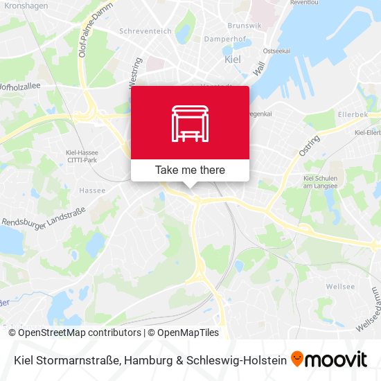 Kiel Stormarnstraße map