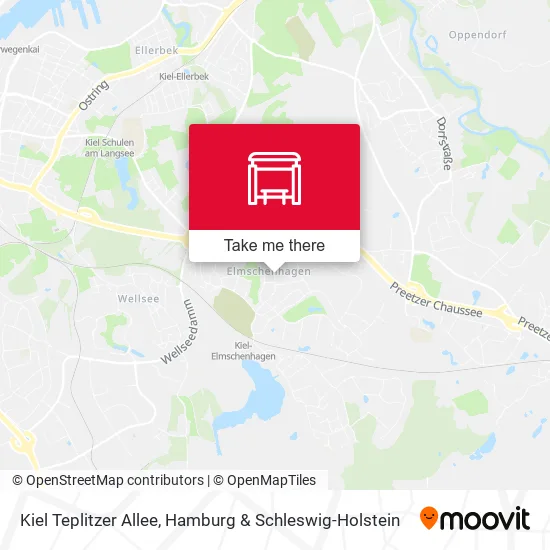 Карта Kiel Teplitzer Allee