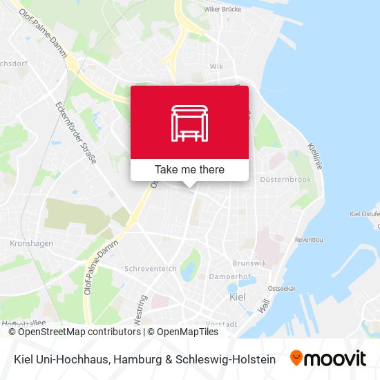 Kiel Uni-Hochhaus map