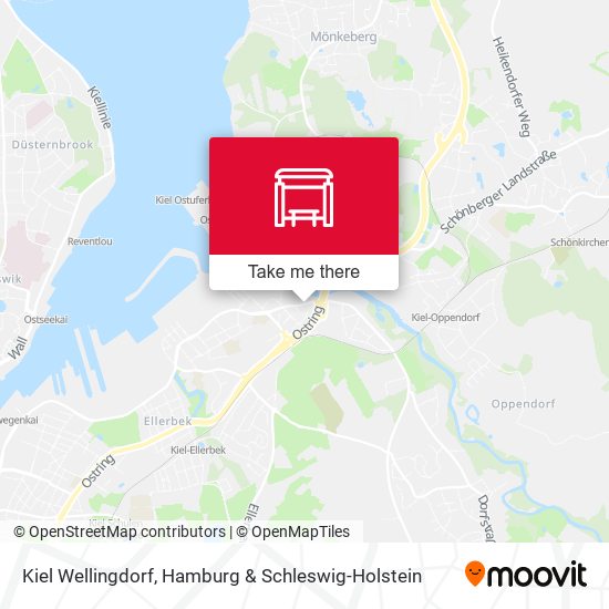 Kiel Wellingdorf map