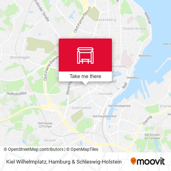 Kiel Wilhelmplatz map