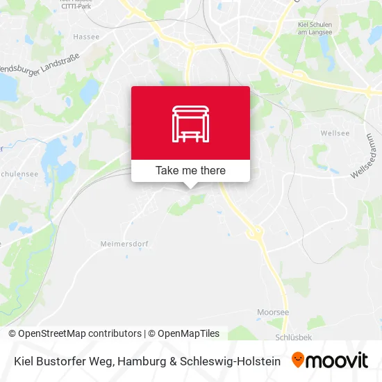 Карта Kiel Bustorfer Weg