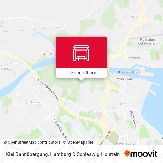 Kiel Bahnübergang map