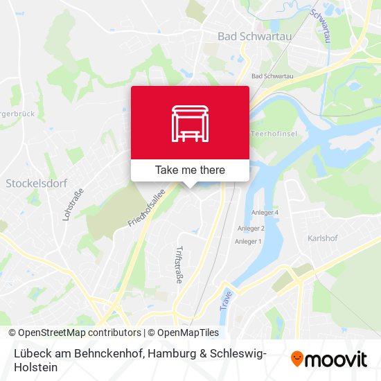 Lübeck am Behnckenhof map