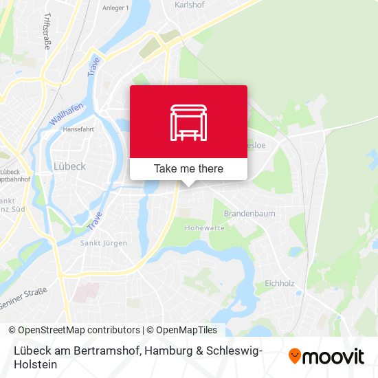 Lübeck am Bertramshof map