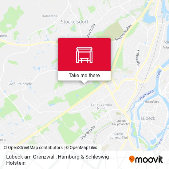 Lübeck am Grenzwall map