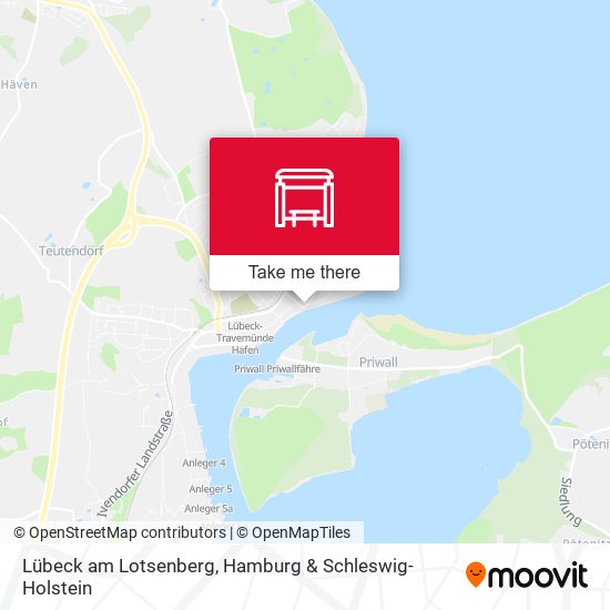 Lübeck am Lotsenberg map