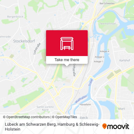 Lübeck am Schwarzen Berg map